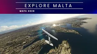 MSFS 2020: Sightseeing flight around Malta. Cessna 172