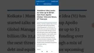 Vodafone Idea Fund Raising Plan | Vodafone News #shorts