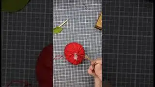 How to Make a Fabric Apple for Tiered Trays