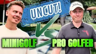 PROFI GOLFER LERNT MINIGOLF! 🏌️‍♂️😰Das ganze Training mit Nils!