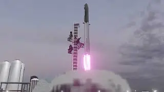 Starship LC-39A Launch Animation