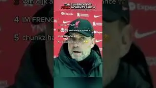 Top 5 LIVERPOOL FC Funny Moments Pt.4 😂 #football #funny #top5 #liverpool #lfc #viral #shorts #fyp