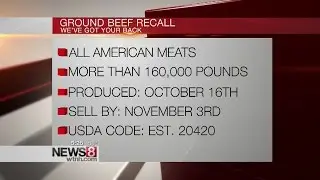 Beef recall from All-American meats