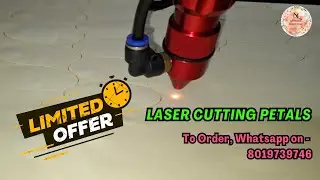 Laser Cutting Petal Pieces | S L Garland Creations | Hyderabad | Dussehra & Diwali Offer #laserpetal