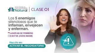 Clase 1 | LOS 5 ENEMIGOS SILENCIOSOS QUE TE INFLAMAN, ENVEJECEN Y ENFERMAN