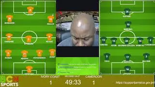 IVORY COAST vs CAMEROON watch along| AFCON UPDATES