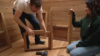 8-Person Garden Sauna Build Video 2025