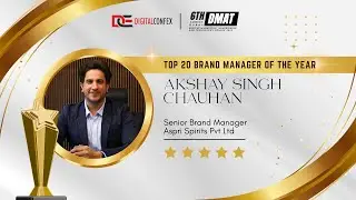 Top 20 Brand Manager of the Year | Akshay Singh Chauhan | 6th DMAT Confex Dubai 2025 #awardee
