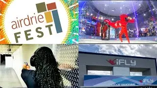 Calgary Adventure Tour: - Airdrie Street Festival, iFly Indoor Skydiving, & Calgary Shooting Centre