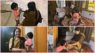 #Telugu Vlog| Twin braids| Hair pulling by my son| Requested video|Full day with my son|#DIML