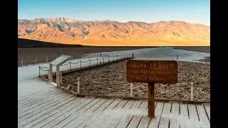 Badwater Basin 282 Feet/855 Metters below sea level at National Park California