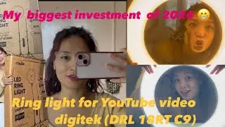 Digitek Ring light drl 18RTC9 full and honest reviews best for beginners? #ringlight #vloginglight