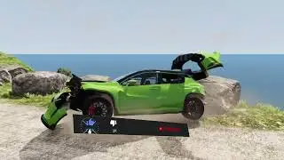Realistic High-Speed Car Crashes in BeamNG.drive #87 | Ultra Detailed Crash Compilation