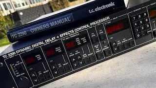 The Legendary TC 2290 - Final Studio Version (SA02/ME04) - 8 Sec Delay - Original Manual Included