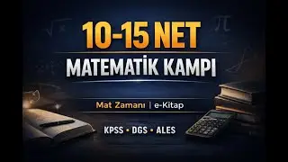 2024 Matematik Kampı &Ouml;zel Ders I Mat Zamanı e-Kitap