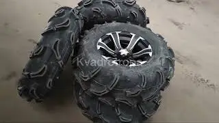 Колеса для квадроцикла : шины Maxxis Zilla 30x9-14 и 30х11-14, разноширокие диски ITP ss 312