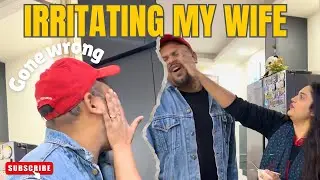 Irritating my wife Gone wrong 😑 #prank #prankvideos 