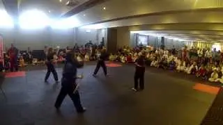 FFMAC Extreme Bo Team performing at Pink Belt Dojo, March 2014