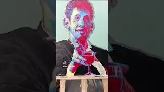 Painting the legendary Shane MacGowan #streetart #art #painting #paintingtutorial #paintings