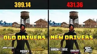 NVIDIA Drivers 399.24 vs 431.36 Test in 6 Games