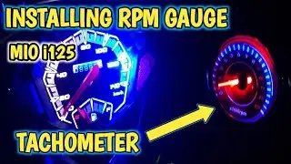 INSTALLING RPM GAUGE ON MIO i125 | TACHOMETER INSTALLATION ON M3 | PURE PHODS