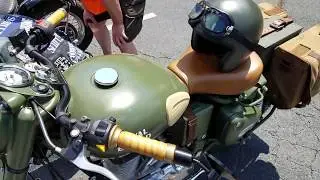 Royal Enfield Classic 500 Desert Storm Motorcycle - Made in India - Harley Killer?