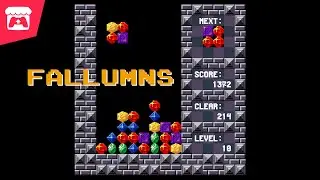 Fallumns - A classic arcade puzzle game with a mind-bending twist!