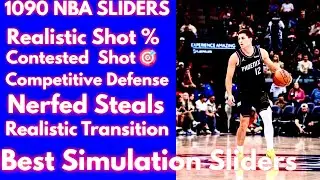 1090 NBA Sliders V.41 🎙️- THE BEST SIMULATION GAMEPLAY EVER!!!!! (Gameplay only) NBA2K26