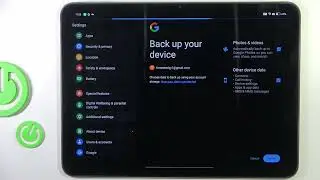 How to Enable Google Backup in OnePlus Pad Go -  Back Up Data
