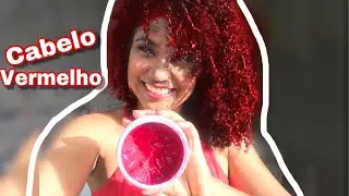 MATIZADOR VERMELHO no cabelo PRETO