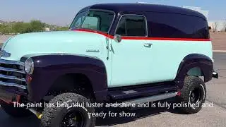 1951 Chevrolet Panel Truck, Full Custom Build, All New Components, Gorgeous!