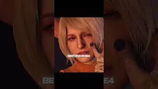 Leon and Ashley 💛 [4K] | Resident Evil 4 #shorts