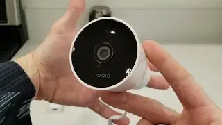 Nooie Outdoor Security Camera HD Night Vision 2 way Audio Motion Detection WORKS WITH Amazon Alexa