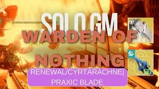 Solo Flawless GM Vanguard Alert Warden of Nothing: Renewal/Cyrtarachne/Lightsaber/Sage Protector