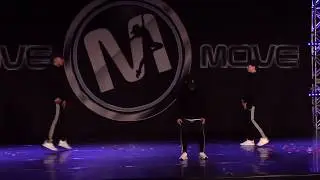 Isaac Kragten with Dope Boys Hip Hop Trio at Move Dance Competition 2017