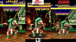 World Heroes 2 Mudman Arcade VS PC Engine VS SNES Console VS Console
