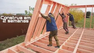 Casa modelo americano - Constru&ccedil;&atilde;o feita com 2 semanas. (Parte 1 do video)