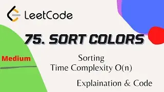 75. Sort Colors | LeetCode | Medium | Array Questions
