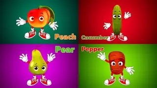 Colorful Vegetable Song for Kids | Fun Nursery Rhymes by Lilibo