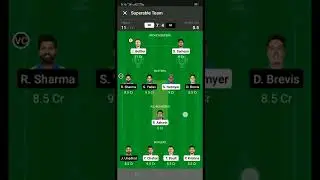 RR vs MI dream 11 team only for head to head #ipl #cricket #rrvsmi