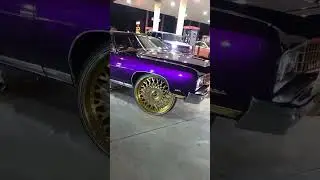 Candy Purple 73 Chevy Vert on 28&rsquo;s