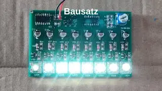 SMD Bausatz: EIELE Wassertropfen-Lauflicht