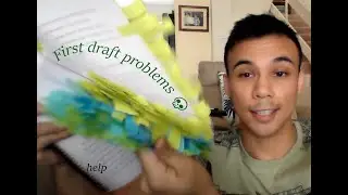 My first draft sucks but... I love it | WRITING VLOG