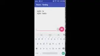 Real Time Chat Using Firebase Real time Databse