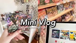 Mini vlog | opening pokemon mail & spoiling my switch ✨
