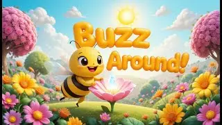 Buzz Buzz Little Bees | Nursery Rhyme for Toddlers & Preschoolers | Learn with Nature & Fun
