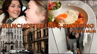 Manchester Uni Visit with Mum & City Shopping | University Campus Tour | Day Out!