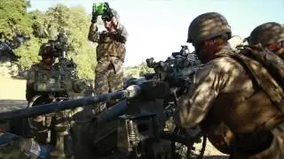 On The Gun Line: Marines and Howitzers