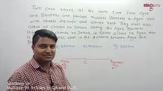 63T100: Top CAT/MBA Videos - Speed/Time/Distance Question (3)