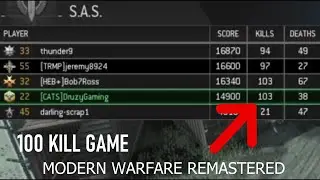 [Modern Warfare Remastered] SHIPMENT 100 Kills Highlights